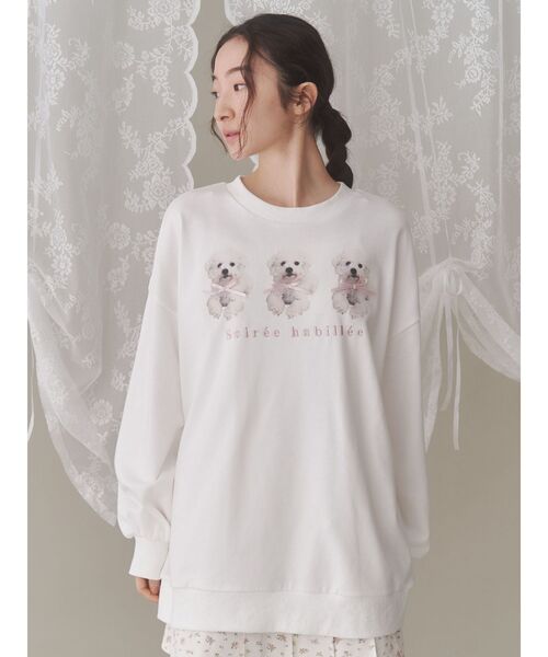 merry jenny トレーナー スウェット ribbon puppies スウェット