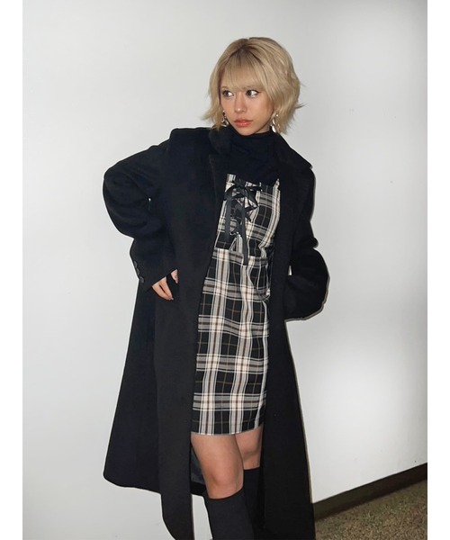 「EGOIST」 チェスターコート S ベージュ レディース_画像2