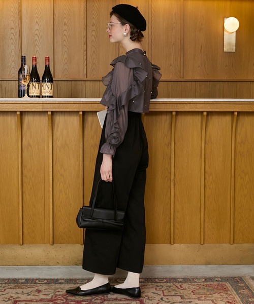 BONLECILL noir 新品タグ付き パンツドレス BONLECILL noir パンツドレス 「BONLECILL noir」パール付き