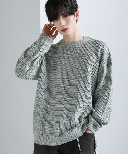 ASTRONOMY セーター ニット Buyer's select/畦編みクルーネックニット