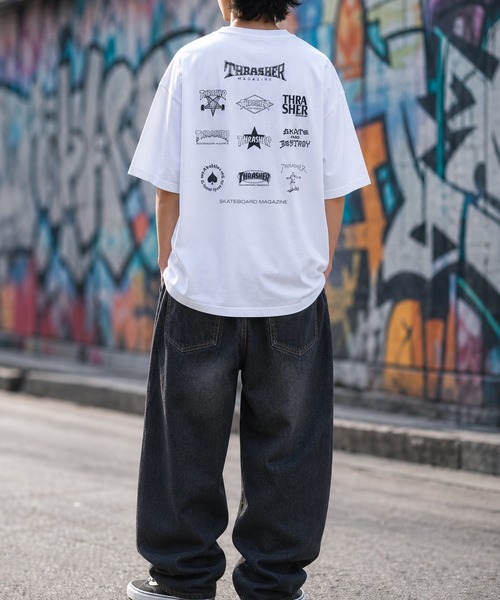 THRASHER（スラッシャー） tシャツ 「at」「THRASHER/スラッシャー