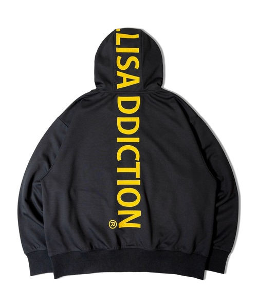 GALLIS ADDICTION トレーナー スウェット GA BACK-LOGO ZIP
