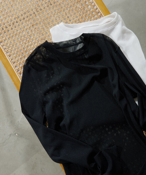 tシャツ 「La nature linge」シアーチュールトップス レディース メンズ