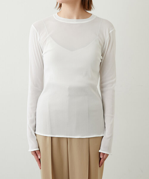 tシャツ 「La nature linge」シアーチュールトップス レディース メンズ GALLARDAGALANTE tシャツ 「La nature linge」シアーチュール