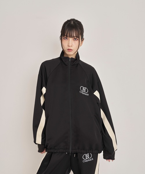 新品Nora Lilyノラリリーナイロンブルゾン Nylon track top Nora Lily tシャツ 「Nora Lily」Oversilhouette Line Track