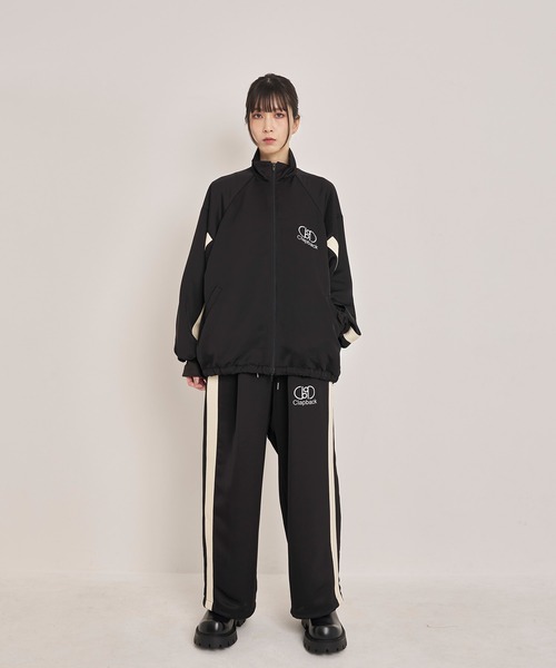 Nora Lily tシャツ 「Nora Lily」Oversilhouette Line Track