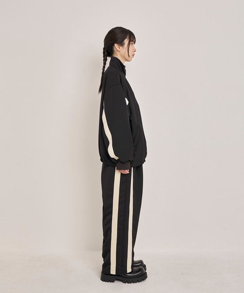 新品Nora Lilyノラリリーナイロンブルゾン Nylon track top Nora Lily tシャツ 「Nora Lily」Oversilhouette Line Track