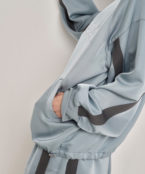 新品Nora Lilyノラリリーナイロンブルゾン Nylon track top Nora Lily tシャツ 「Nora Lily」Oversilhouette Line Track