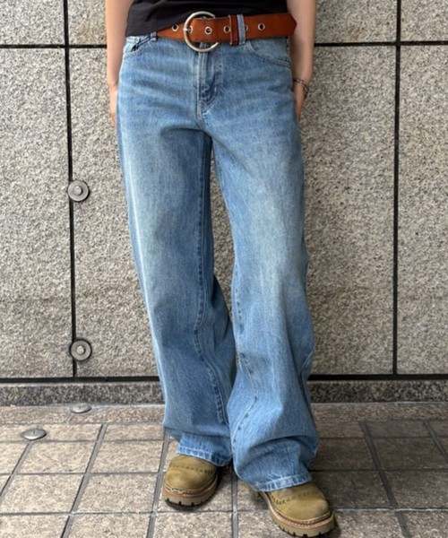 【新品】ジョンブル / 2WAYビッグジーンズ 袴パンツ デニム 紐付きデニムパンツ(パンツ) | Alphabet's alphabet公式通販