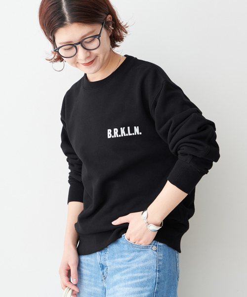 「Spick & Span」 スウェットカットソー FREE ブラック レディース Spick＆Span 「Spick & Span」 スウェットカットソー FREE
