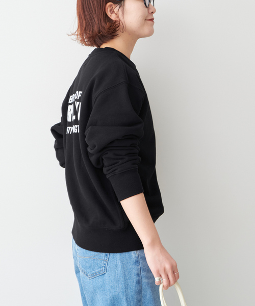「Spick & Span」 スウェットカットソー FREE ブラック レディース Spick＆Span 「Spick & Span」 スウェットカットソー FREE