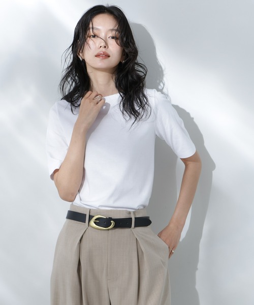 NANO universe tシャツ Anti Soaked(R) 汗染み防止ボートネックT