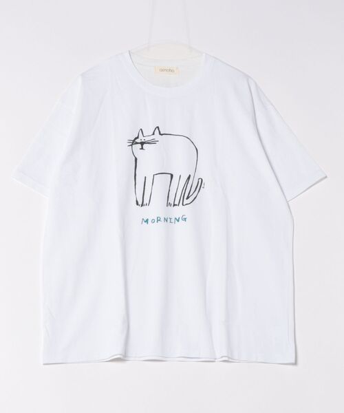 tシャツ キャットロゴプリントTシャツ レディース GEMEDA tシャツ キャットプリントTシャツ レディース メンズ