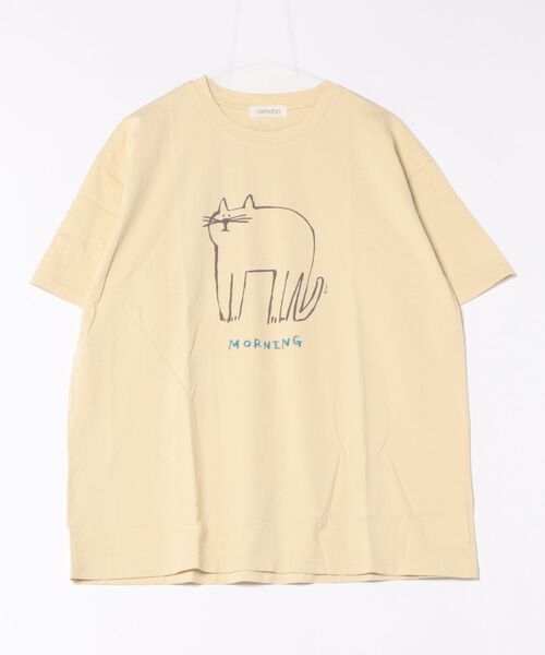 aimoha tシャツ キャットプリントデザインTシャツ レディース