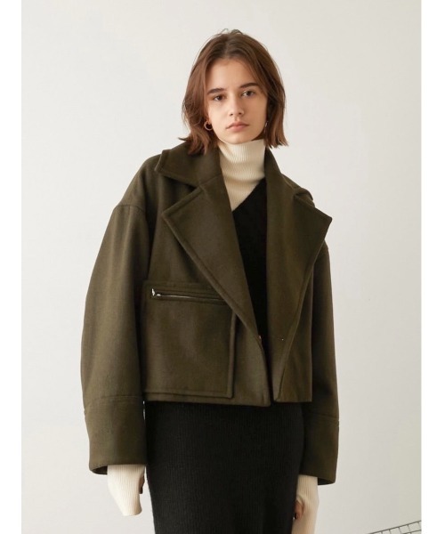 la peau de gem（ラポドゥジェム） ジャケット FREE カーキ レディース