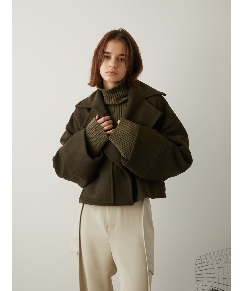 la peau de gem（ラポドゥジェム） ジャケット FREE カーキ レディース