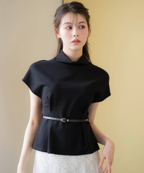 Noela - ノエラ　Tシャツ ノエラ Noela エンボスロゴTシャツ （ネイビー） -ファッション