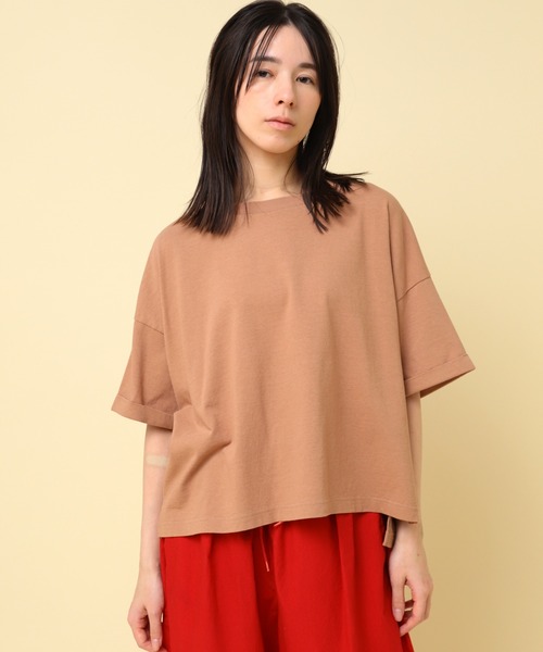 tシャツ M2463 コットンキュプラハーフスリーブＴ レディース