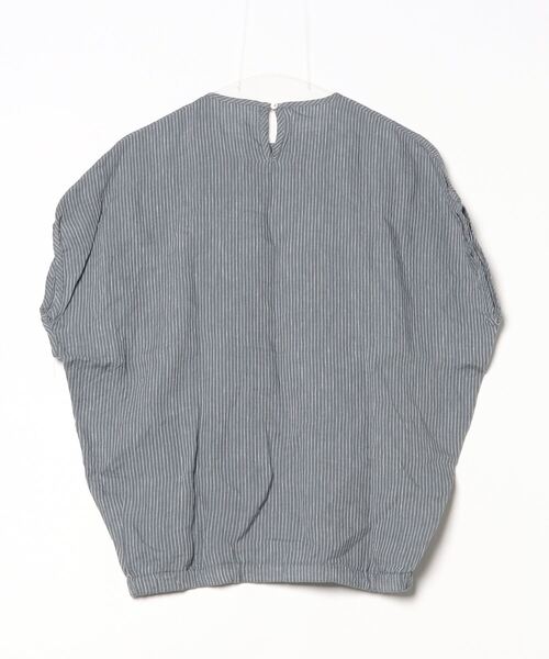 fog linen work グレー 半袖シャツ fog linen work フォグリネンワーク カイノ トップ ピジョン