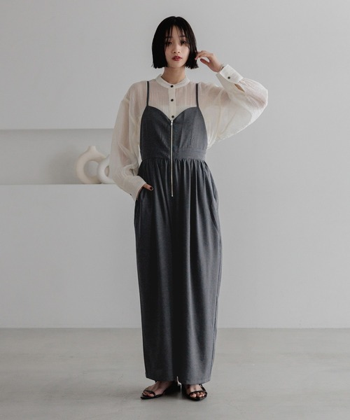 LOWRYS FARM｜コクーンキャミサロペット | Rakuten Fashion(楽天