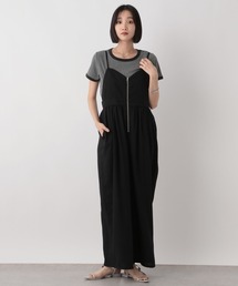 LOWRYSFARM コクーンキャミサロペット 黒 LOWRYS FARM｜コクーンキャミサロペット | Rakuten Fashion(楽天