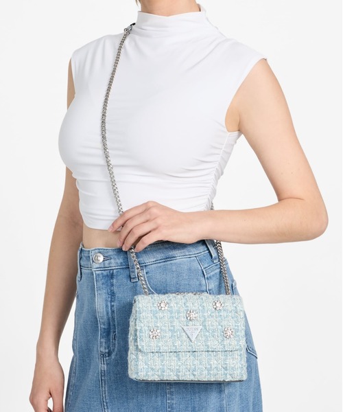 GUESS（ゲス） ショルダーバッグ バッグ EVERLEE Mini Convertiblee