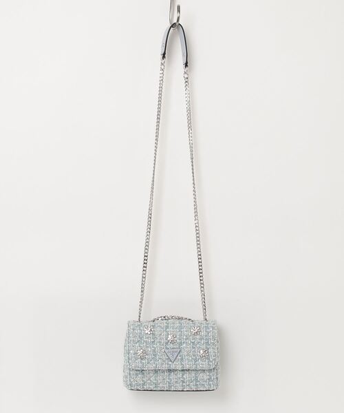 【オフホワイト(OFF)】GUESS ショルダーバッグ (W)MAYLEE Flap Shoulder Bag Shop GUESS Maylee Woven Shoulder Bag, White | GUESS UAE