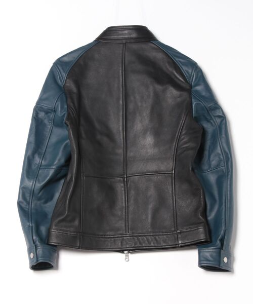 美品 ラトルトラップ シングルライダースジャケット ラムレザー ラトルトラップ RattleTrap シングルライダースレザージャケット