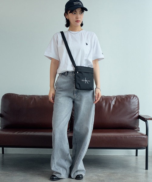 【 】CK Jeans ナイロンショルダーバッグ◆送料無料 Calvin Klein Jeans ショルダーバッグ 「Calvin JEANS/カルバン