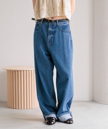 ジーンズ デニム デニムパンツ ロールアップルーズデニム 499878 レディース｜ZOZOTOWN Yahoo!店