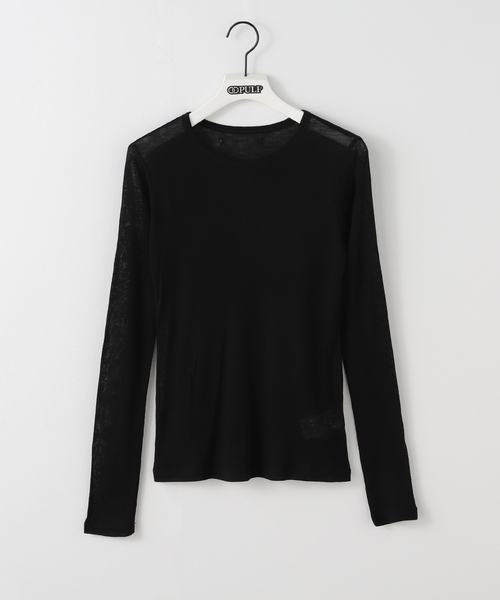 tシャツ 999HUMANITY / 999ヒューマニティ WOOL TENCEL BLENDED LAYERED レディース