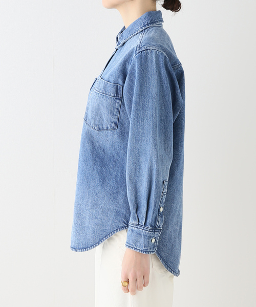 「Spick & Span」 長袖ブラウス FREE ブルー レディース Spick＆Span 「Spick & Span」 長袖ブラウス FREE ブルー