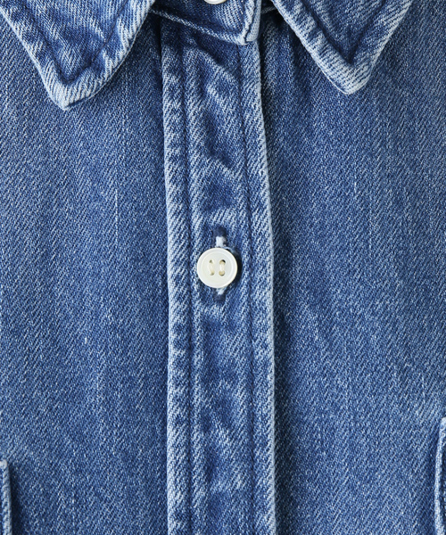 「Spick & Span」 長袖シャツ FREE ブルー レディース Spick＆Span 「Spick & Span」 長袖シャツ FREE ブルー