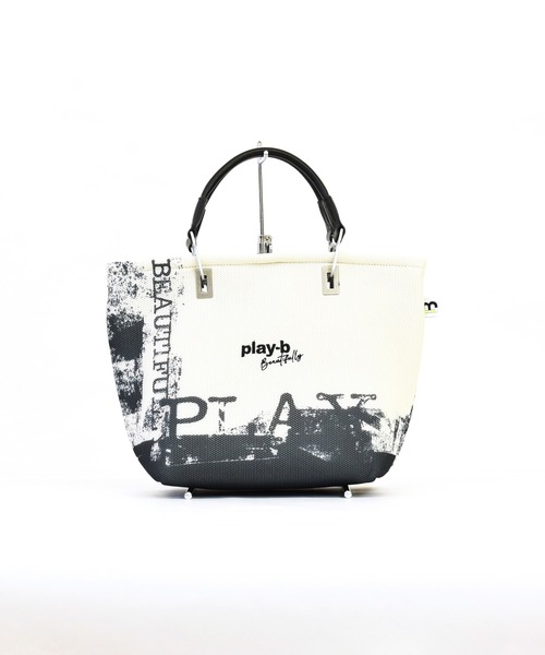 ハンドバッグ play-b　 3way メッシュ ハンドバッグ M Size