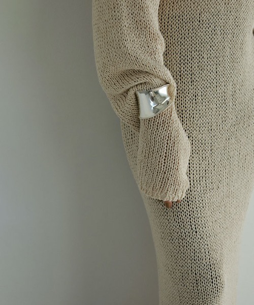 ETRE TOKYO（エトレトウキョウ） ニットワンピース FREE ベージュ