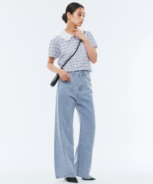 Narcissus tシャツ 「Narcissus」ツイードTシャツ レディース