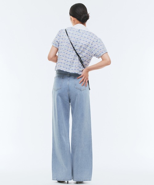 tシャツ 「Narcissus」ツイードＴシャツ レディース Narcissus tシャツ 「Narcissus」ツイードTシャツ レディース