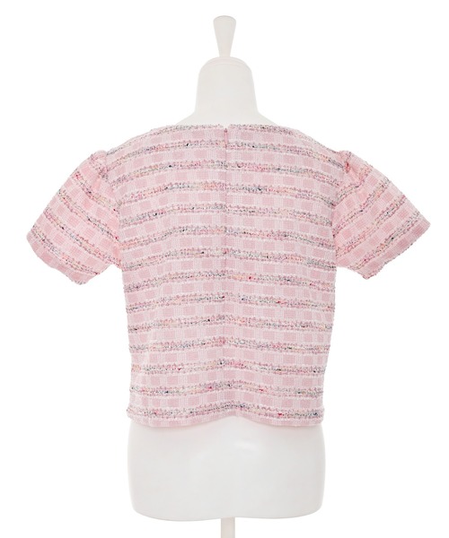tシャツ 「Narcissus」ツイードＴシャツ レディース Narcissus tシャツ 「Narcissus」ツイードTシャツ レディース