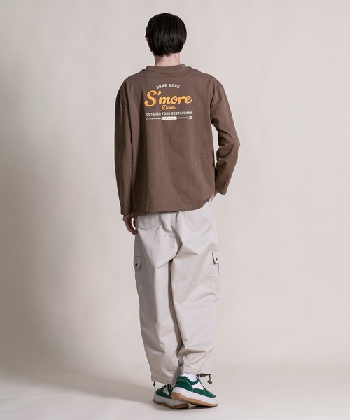 「S'more」 長(zhǎng)袖カットソー LARGE ホワイト レディース
