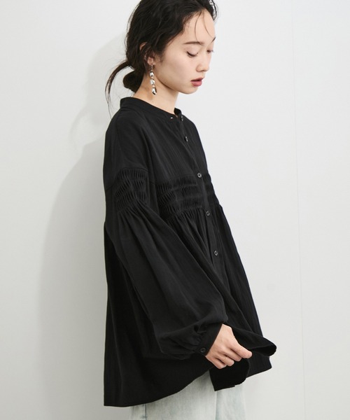 LE CERCLE par rope' ブラウス シャツ ピンタックブラウス