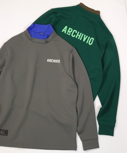 新品未使用　30800円　archivio プルオーバー　36サイズ archivio tシャツ 「MENS」「メンズ」バックロゴ刺繍UV冷感プル