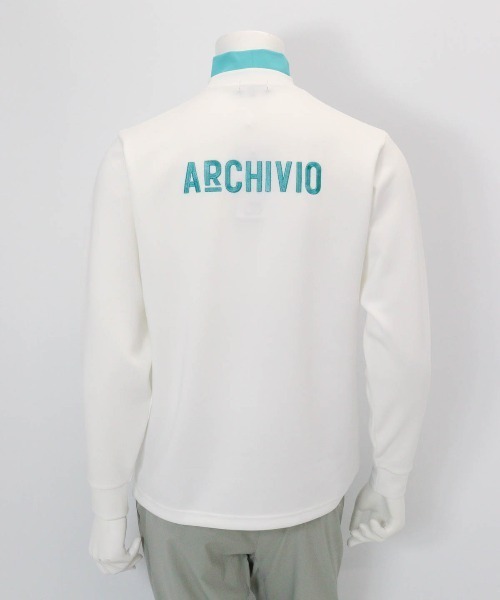 新品未使用　30800円　archivio プルオーバー　36サイズ archivio tシャツ 「MENS」「メンズ」バックロゴ刺繍UV冷感プル