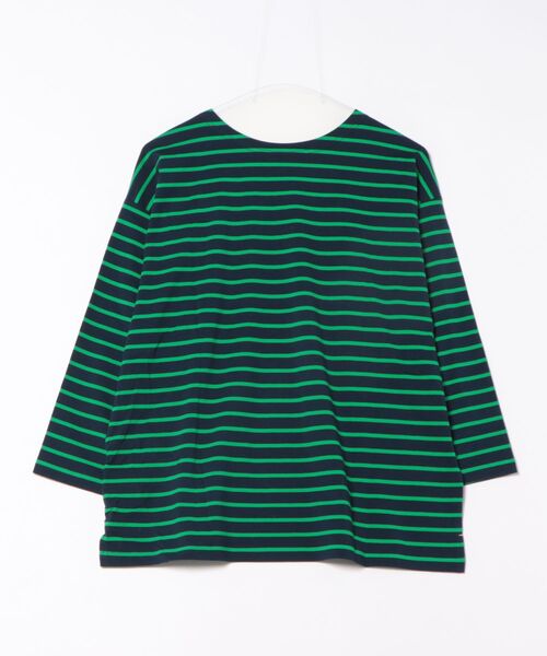 CUBE SUGAR（キューブシュガー） tシャツ 先染めボーダー天竺 前後着