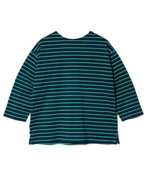 CUBE SUGAR（キューブシュガー） tシャツ 先染めボーダー天竺 前後着