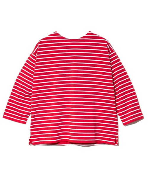 CUBE SUGAR（キューブシュガー） tシャツ 先染めボーダー天竺 前後着