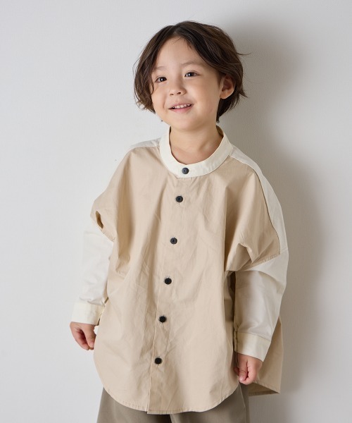 riziere（リジェール） ブラウス シャツ ピュアコットンバンドカラー