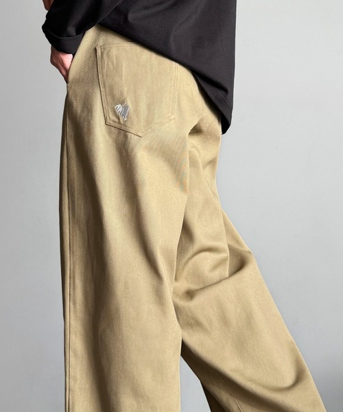 Classical Origin チノパン 綿100％ インツータック仕様 ワイド