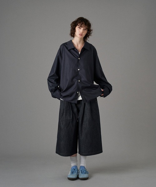 ONCILY シャツ SILVER BUTTON LONG SLEEVE SHIRT / シルバー