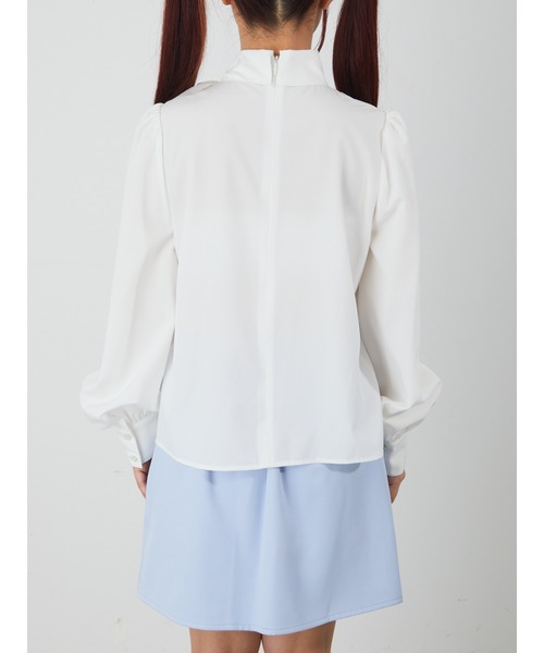 「Ank Rouge」 長袖ブラウス M ホワイト レディース_画像6