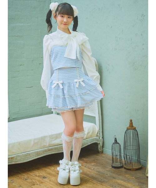 「Ank Rouge」 長袖ブラウス M ホワイト レディース_画像8